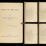 1859 Idylls of King 1ed Arthur Alfred Tennyson Merlin Lancelot Enid Guinevere