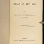 1859 Idylls of King 1ed Arthur Alfred Tennyson Merlin Lancelot Enid Guinevere