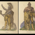 1864 Native American INDIAN Customs Montezuma Pocahontas Tecumseh Tupac Capac