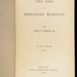 1876 Alexander Hamilton 1ed American Government Federalist Papers Morse 2v