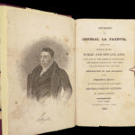 1825 Marquis de Lafayette 1ed American Revolution French Memoirs Letters BINDING