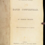 1850 David Copperfield 1ed Charles Dickens Illustrated English Browne Literature