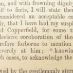 1850 David Copperfield 1ed Charles Dickens Illustrated English Browne Literature