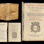 1618 RARE Prohibited Book Index Inquisition BANNED Council Trent Catholic Popes