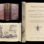 1857 AFRICA 1ed David Livingstone Missionary Travels Illustrated MAP Angola RARE