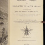 1857 AFRICA 1ed David Livingstone Missionary Travels Illustrated MAP Angola RARE