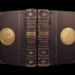 1885 EXQUISITE 1ed Civil War Memoirs General Ulysses Grant MAPS 2v Leather Set