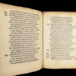 1518 Italian Renaissance Poetry 1ed Egloga Rustic Pastoral Poems Legacci Siena