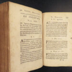 1610 LAW 1ed Justinian Institutes Codex Corpus Juris ROME Marcile Commentary