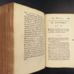 1610 LAW 1ed Justinian Institutes Codex Corpus Juris ROME Marcile Commentary