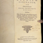 1652 BELGIUM 1ed Eighty Years War Netherlands SPAIN Politics Dutch Schoock RARE