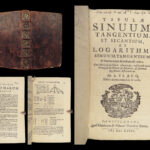 1681 Dutch Mathematics 1ed Sinuum & Logarithms Trigonometry Astronomy Vlacq