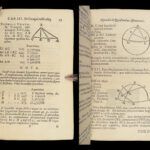 1681 Dutch Mathematics 1ed Sinuum & Logarithms Trigonometry Astronomy Vlacq