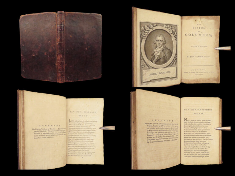 Image of 1787 Vision of Columbus Americana Washington Franklin LaFayette RARE Provenance