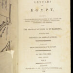 1799 EGYPT Savary Letters Pagan MAPS Mythology Illustrated Egyptian Arabs 2v