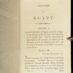 1799 EGYPT Savary Letters Pagan MAPS Mythology Illustrated Egyptian Arabs 2v