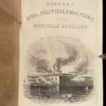 1861 Confederate CIVIL WAR 1ed Southern Rebellion Slaves CSA Victor Illustrated