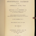 1903 Confederate Stonewall Jackson 1ed American Civil War Battle MAPS Henderson