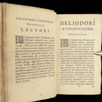 1637 Heliodorus of Emesa 1ed ETHIOPIA Mythology Egypt Aethiopica GREEK Tasso