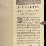 1637 Heliodorus of Emesa 1ed ETHIOPIA Mythology Egypt Aethiopica GREEK Tasso