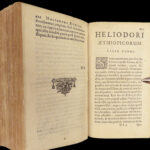 1637 Heliodorus of Emesa 1ed ETHIOPIA Mythology Egypt Aethiopica GREEK Tasso