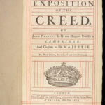 1669 Apostle’s Creed Anglican Church England John Pearson Bible FOLIO Theology