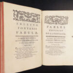 1775 Fables 1ed Jean de la Fontaine French Latin Aesop Jean-Baptiste Giraud 2v