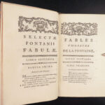 1775 Fables 1ed Jean de la Fontaine French Latin Aesop Jean-Baptiste Giraud 2v