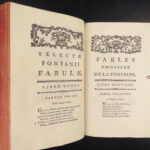 1775 Fables 1ed Jean de la Fontaine French Latin Aesop Jean-Baptiste Giraud 2v