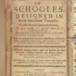 1642 Education Reform 1ed Comenius Pansophia Prodromus Pedagogy English Schools