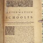 1642 Education Reform 1ed Comenius Pansophia Prodromus Pedagogy English Schools