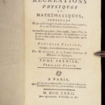 1772 MAGIC Lantern Guyot Occult Physics Conjuring Tricks Illusion Illustrated 3v