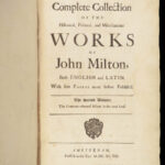 1698 John MILTON 1ed King Charles I Execution England Oliver Cromwell RARE