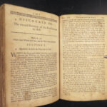 1748 EARLY AMERICA Isaac WATTS 1ed Heaven vs Hell Colonial Bible Boston USA