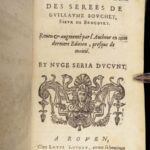 1634 Bouchet Serees 1ed French Humor Satire Conversation Tristram Shandy influ.