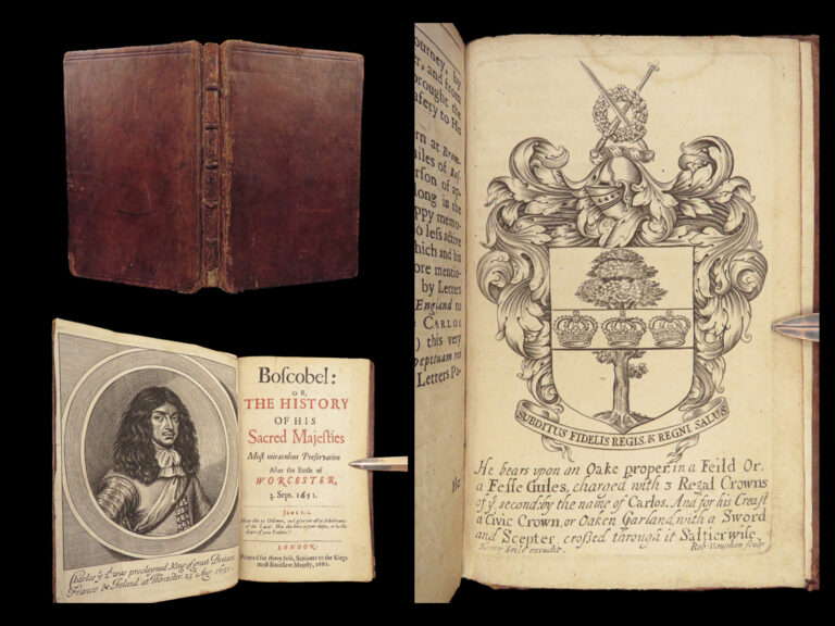 Image of 1660 Boscobel 1ed Charles II Escape Battle of Worcester English Civil War Blount