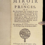 1684 Louis XIV 1ed Mirror of Princes France European Kings Netherlands Spain