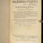 1725 AUTO Mechanics Math Inventions Physics Ozanam Magic Science Astronomy 4v