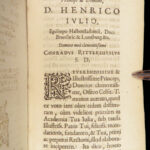 1597 FISHING & Hunting Poetry of Oppian Greco-Roman Commodus Greek Plantin RARE