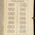 1690 French COINS 1ed France Numismatics Charlemagne Carolingian Monnoyes Money