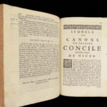 1692 Council of NICAEA 1ed Catholic Church Ecumenical Council Nicene Creed RARE