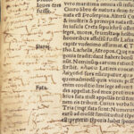 1522 INCREDIBLE Ausonius Roman Poetry Homer Paris Badius Vellum Manuscript