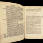 1522 INCREDIBLE Ausonius Roman Poetry Homer Paris Badius Vellum Manuscript