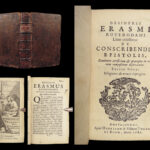 1682 Erasmus of Rotterdam On the Writing of Letters Latin Rhetoric Humanism