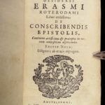 1682 Erasmus of Rotterdam On the Writing of Letters Latin Rhetoric Humanism