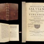 1684 FALL of ROME Salvian Gaul & Vincent Lerins Early Christian Martyrdom RARE