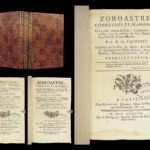 1787 Zoroastrianism 1ed Zoroaster Confucius & Mahomet ISLAM Pastoret China 3v