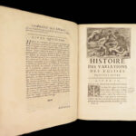 1688 Huguenot Reformation 1ed Protestant vs Catholic 2v SET Bossuet Variations