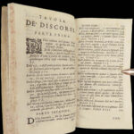 1660 Table of Cebes Mascardi Discourses Stoic Greek Philosophy Cebetis Tabula