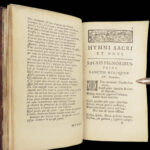 1698 Hymns Music Chant Hymni Sacri et Novi Catholic Latin Poetry Songs Santeul